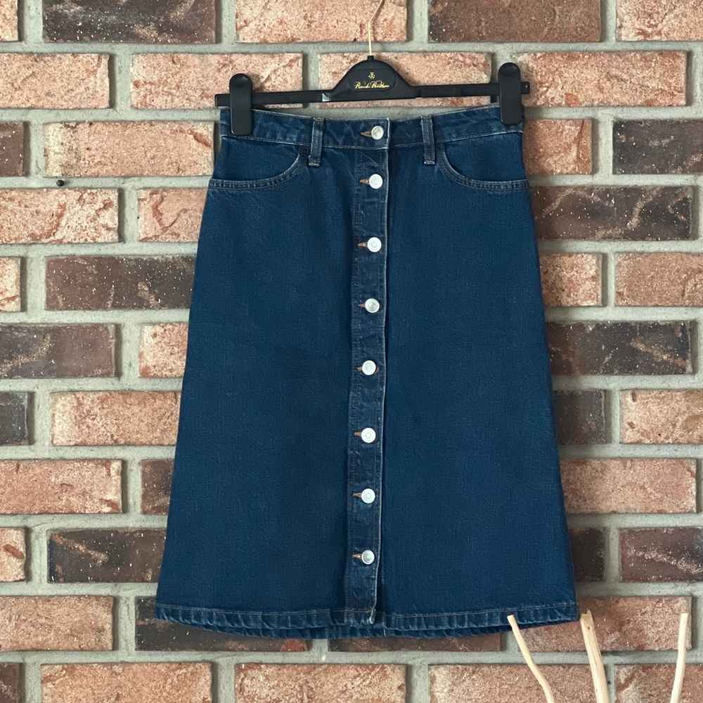 TopShop Moto Jean Skirt